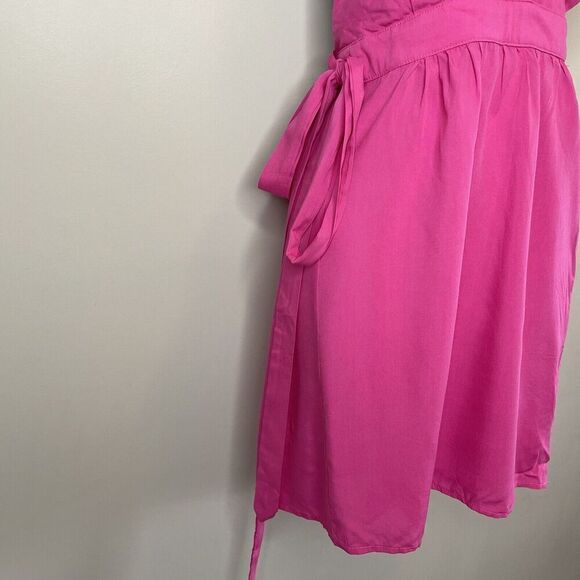 LULUS Dress Womens Small S Pink Wrap Mini NEW Open Back Positively Perfect - Picture 7 of 15
